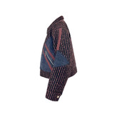 کت زنانه آستردار مدل السا نمای بغل