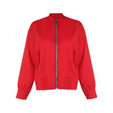 بامبر سویشرت زنانه رنگ قرمز مدل بالان