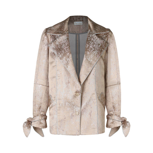 کت رسمی زنانه ژاکارد مدل تیشو