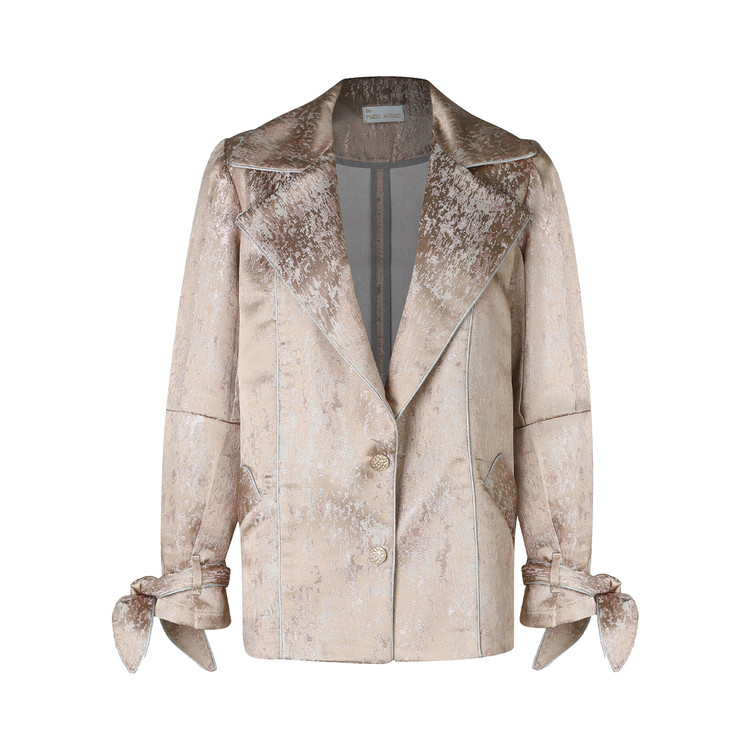 کت رسمی زنانه ژاکارد مدل تیشو