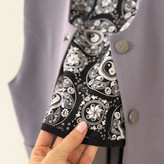 وست جلیقه زنانه آستردار مدل بته