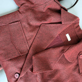 جزییات یقه و برش جلوی کت زنانه زمستانی زاراژ